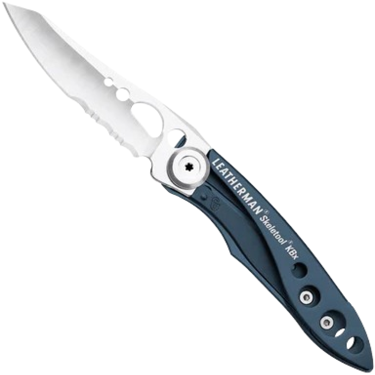 Leatherman SKELETOOL KBX折疊多用途工具 (藍色): 420HC組合刀、開瓶器、輕巧設計